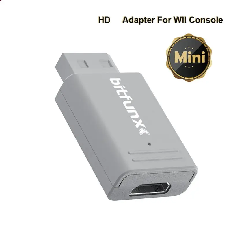 Фото Конвертер Bitfunx Ypbpr, совместимый с Wii NTSC PAL, мини-видеоадаптер для ретро-игровых консолей, Plug and Play №4