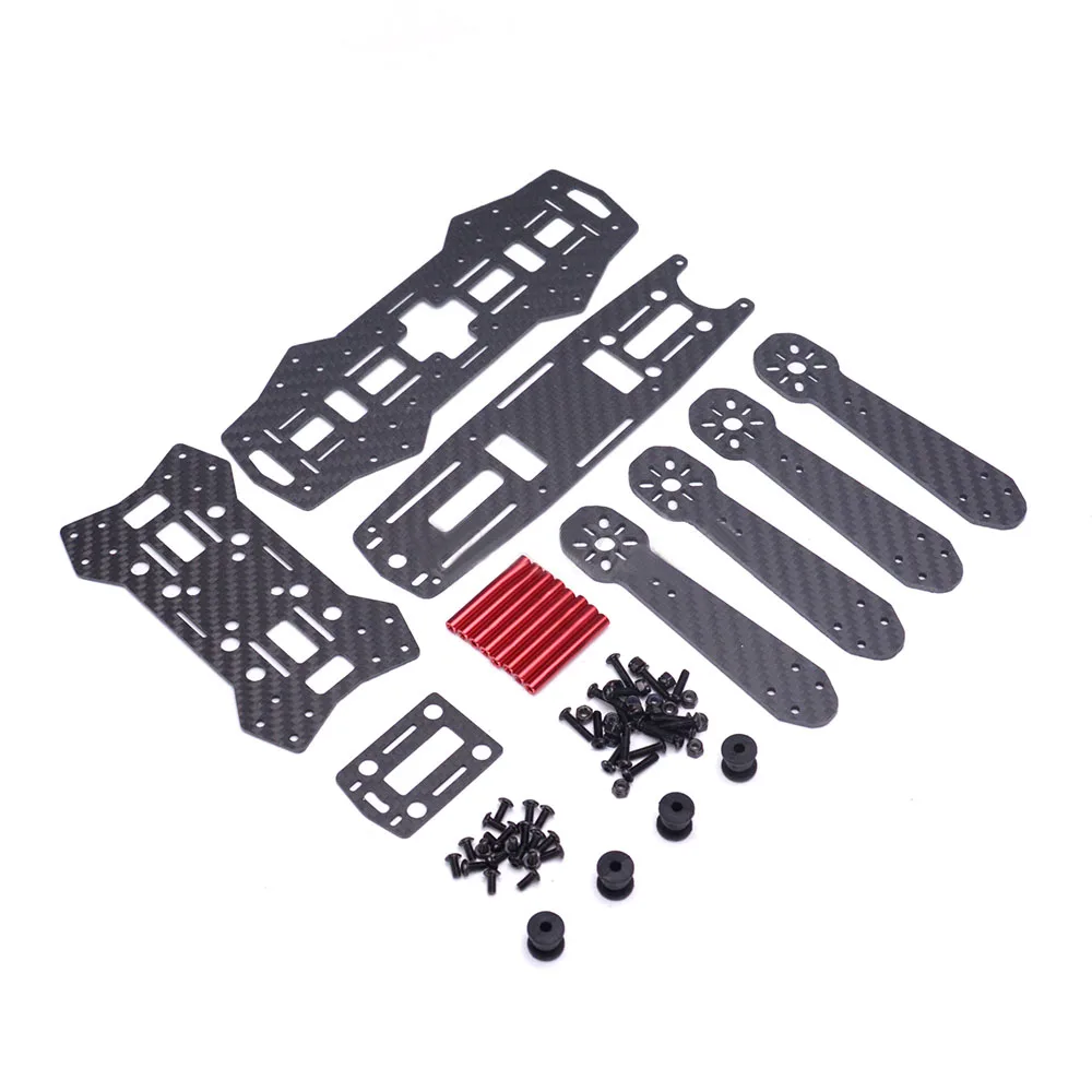 ZMR250 H250 для QAV250 FPV RC Racing Drone 3K полный карбоновый комплект рамы мини квадрокоптера 4 оси Mulitcopter 3мм рукава включены.