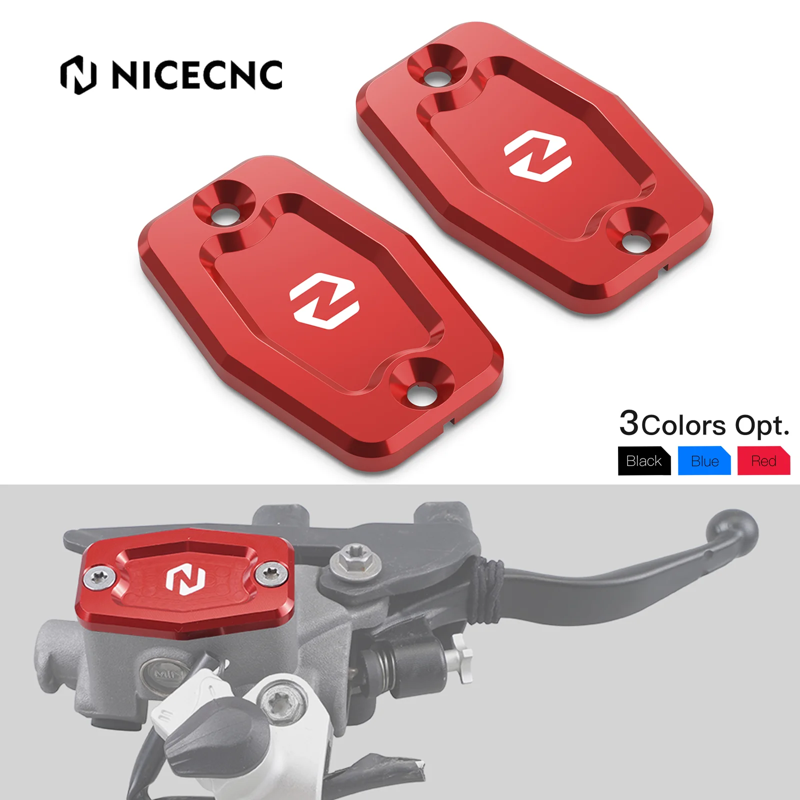 NiceCNC для GasGas EC300 2021-2024 EC ECF 250 300 350 250F 350F крышки резервуара тормозной жидкости Husqvarna TE
