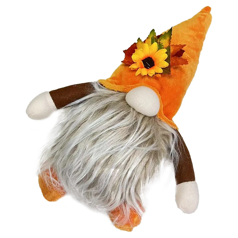 

Ornaments Autumn Decor Thanksgiving Table Centerpiece Dining Harvest Gnome Fall Pp Cotton Knitted Male Party