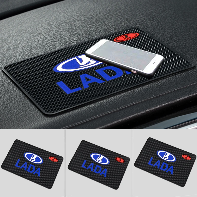 

Car Dashboard Anti-Slip Silicone Mat Storage Mat for LADA Niva 4X4 2121 Juguete 1/24 2101 2107 Shirt 1600 Priora Kalina Vesta
