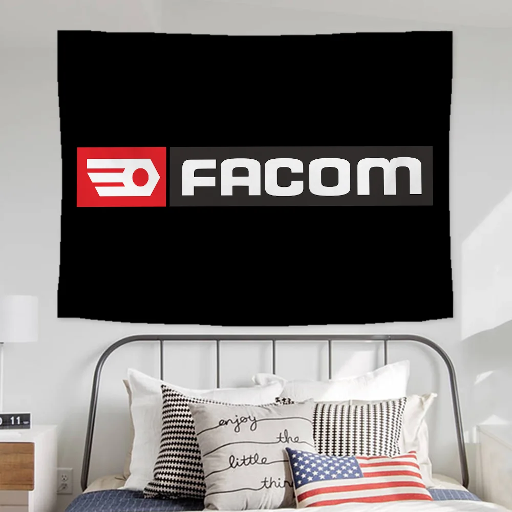 Большой Настенный Гобелен Facom Элегантный Декоративный Панорамный Постер Из