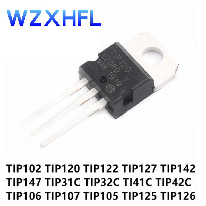 10 шт. TIP102 TIP120 TIP122 TIP127 TIP142 TIP147 TIP31C TIP32C TIP41C TIP42C TIP107 TIP105 TIP125 TIP117 NPN Darlington Tr TO220