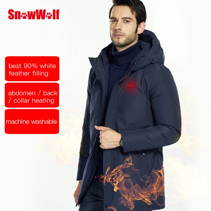 Уличная утепленная куртка Snowwolf с гусиным пухом для альпинизма 800 Peng мужская