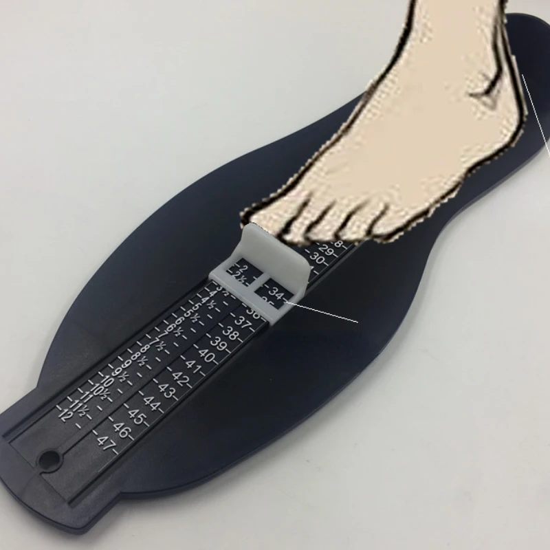 

Durable Adults Foot Measuring Device Helper Shoes Size Gauge Ruler Measurer Tool