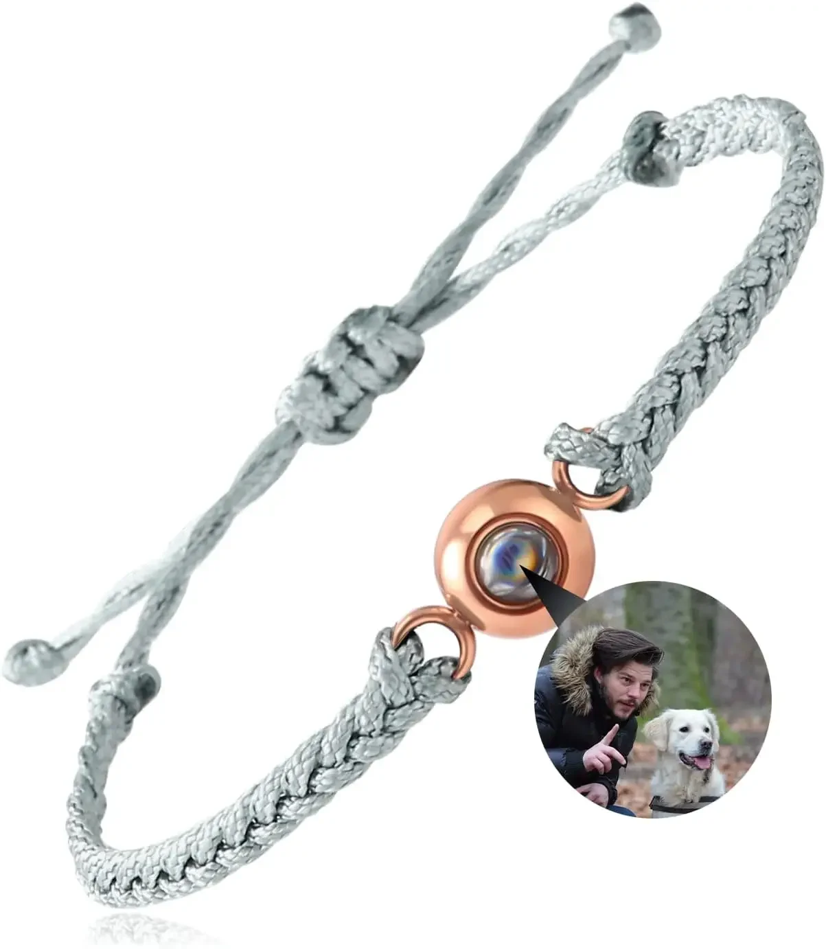 Браслет ручной работы с индивидуальными изображениями на День святого Валентина