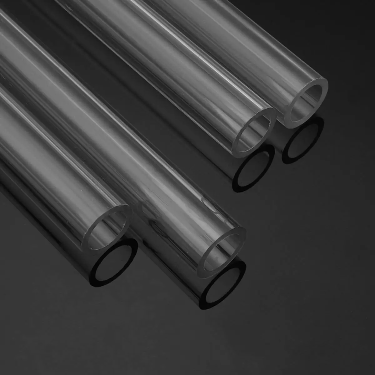 

4pc 500mm PETG Tubing Rigid Hard Tube 10/14mm Transparent Bending Hot Processing
