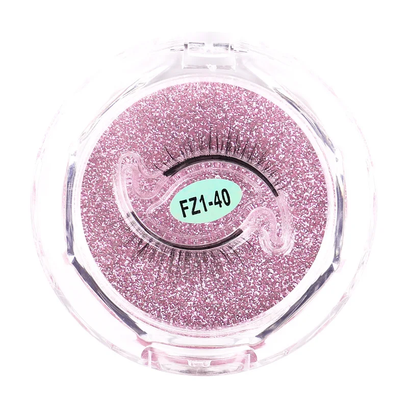 

Self Adhesive False Eyelashes Reusable Fluffy False Without Glue Eyeliner Needed,Waterproof Self Sticking Fake Eyelashes,Natural