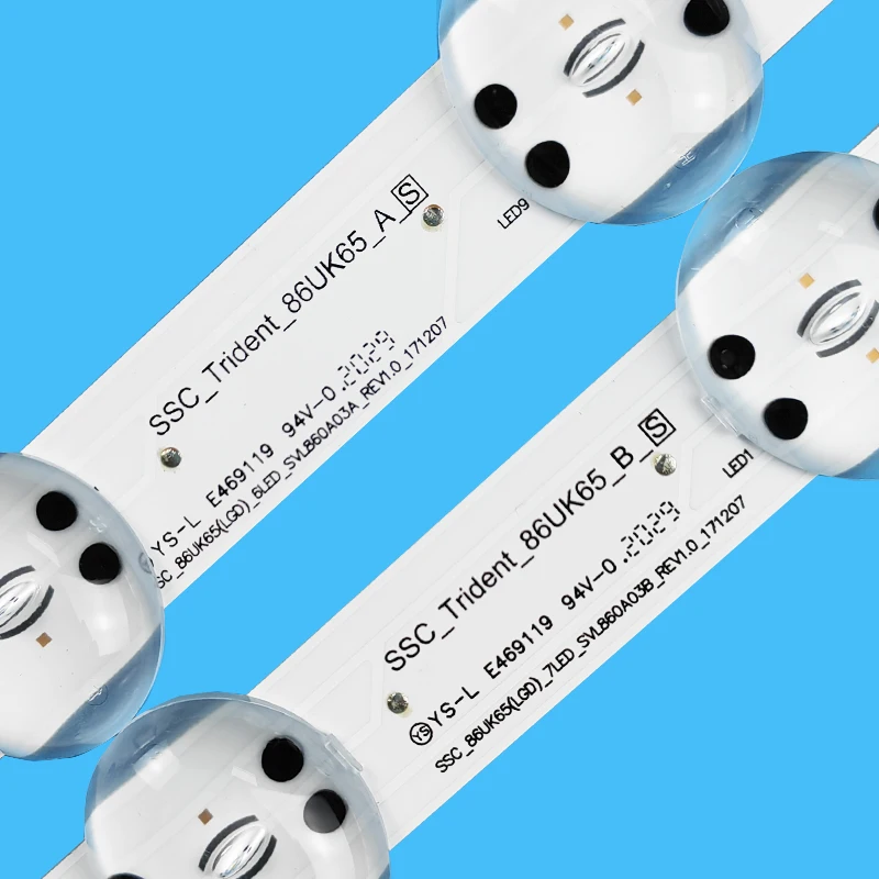 Светодиодная лента для 86UK6300 86UK6500PCB 86UK6570PUB 86UK7500 86UK8070AUB 86UK8070PUA SVL860A03A SVL860A03B trident_86uk65 _ a