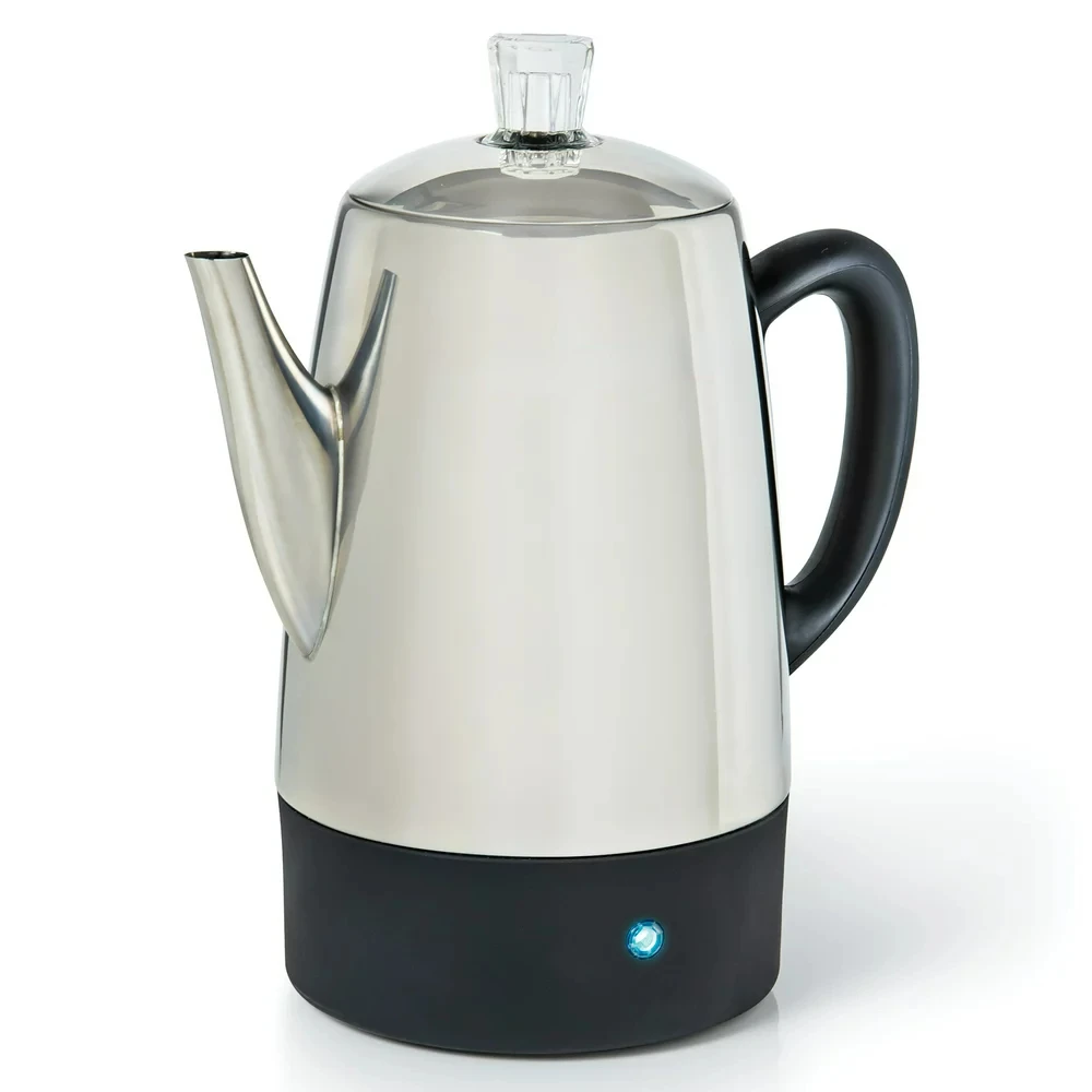 

Steel 10 Cup Coffee Percolator