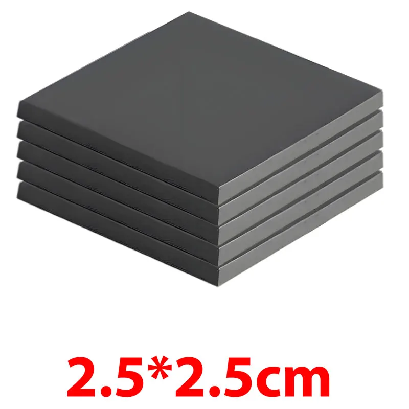 

Клейкие магнитные листы черные 2.5x2.5-6x6 см