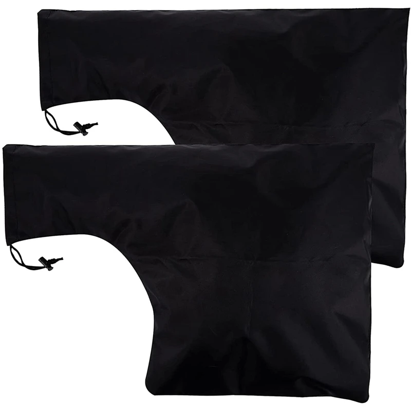 

2 Pcs Zippered Leaf Blower Bottom Replacement Bag- Blower Debris Vacuum Bag For Lawn Yard Road Dust Leaves Collection