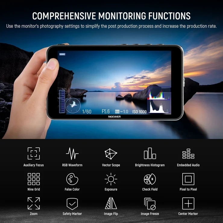 Полевой монитор камеры NEEWER F400 PRO 6-дюймовый
