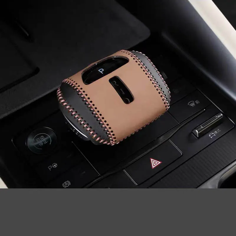 

Аксессуары для украшения интерьера автомобиля, защитный чехол переключения передач, кожаный защитный чехол, 1 шт. для BYD SONG L 2024