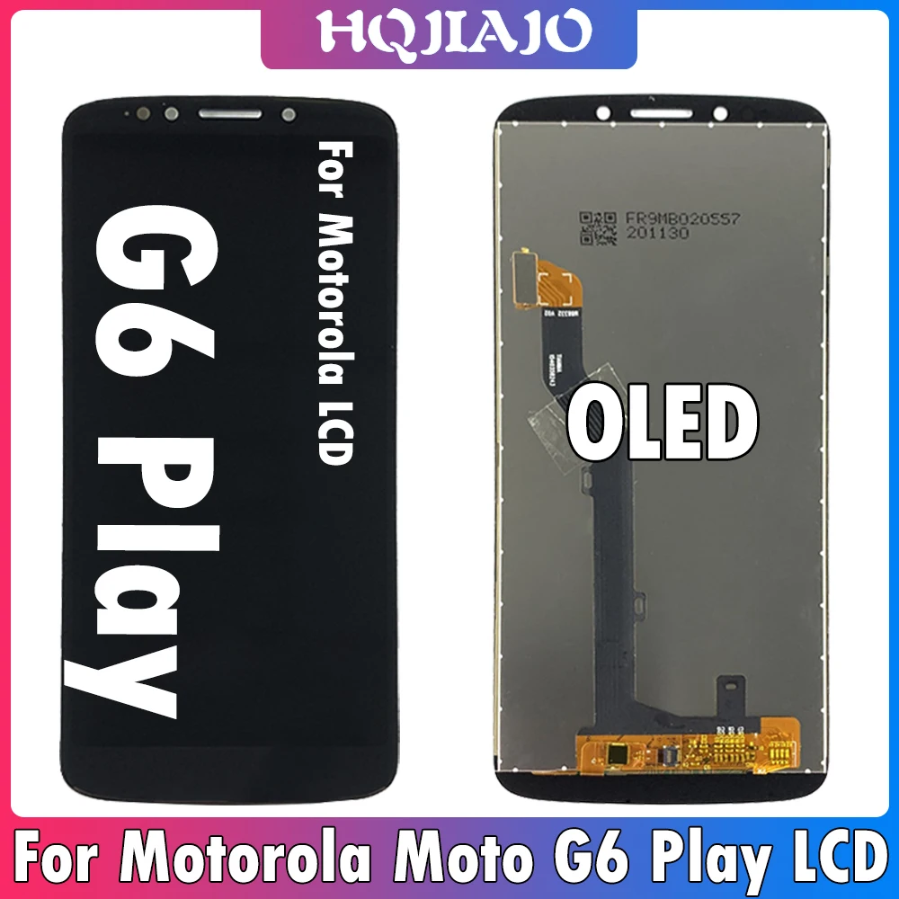 5 7 дюймовый OLED ЖК-дисплей для Motorola Moto G6 Play дисплей с сенсорным экраном Женский