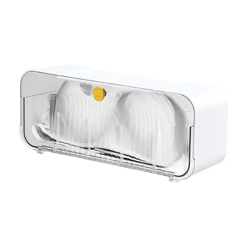 

Underwear Storage Box Wall-Mounted Compartment Organizer Household Anti Dust Closet Organization Box For Lingerie Socks And Ties