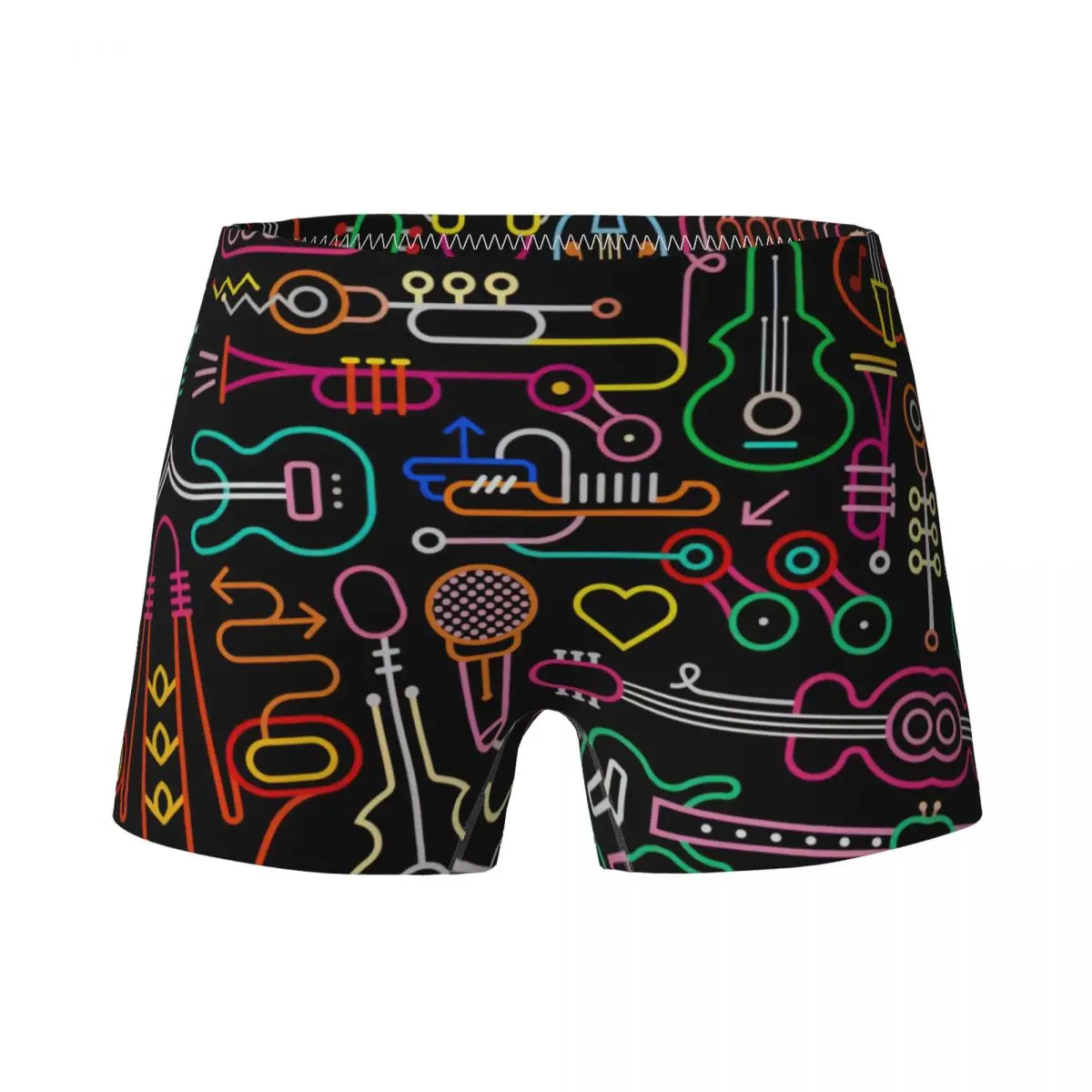 

Children Retro Style Cotton Underpants Soft Music Kids Underwear