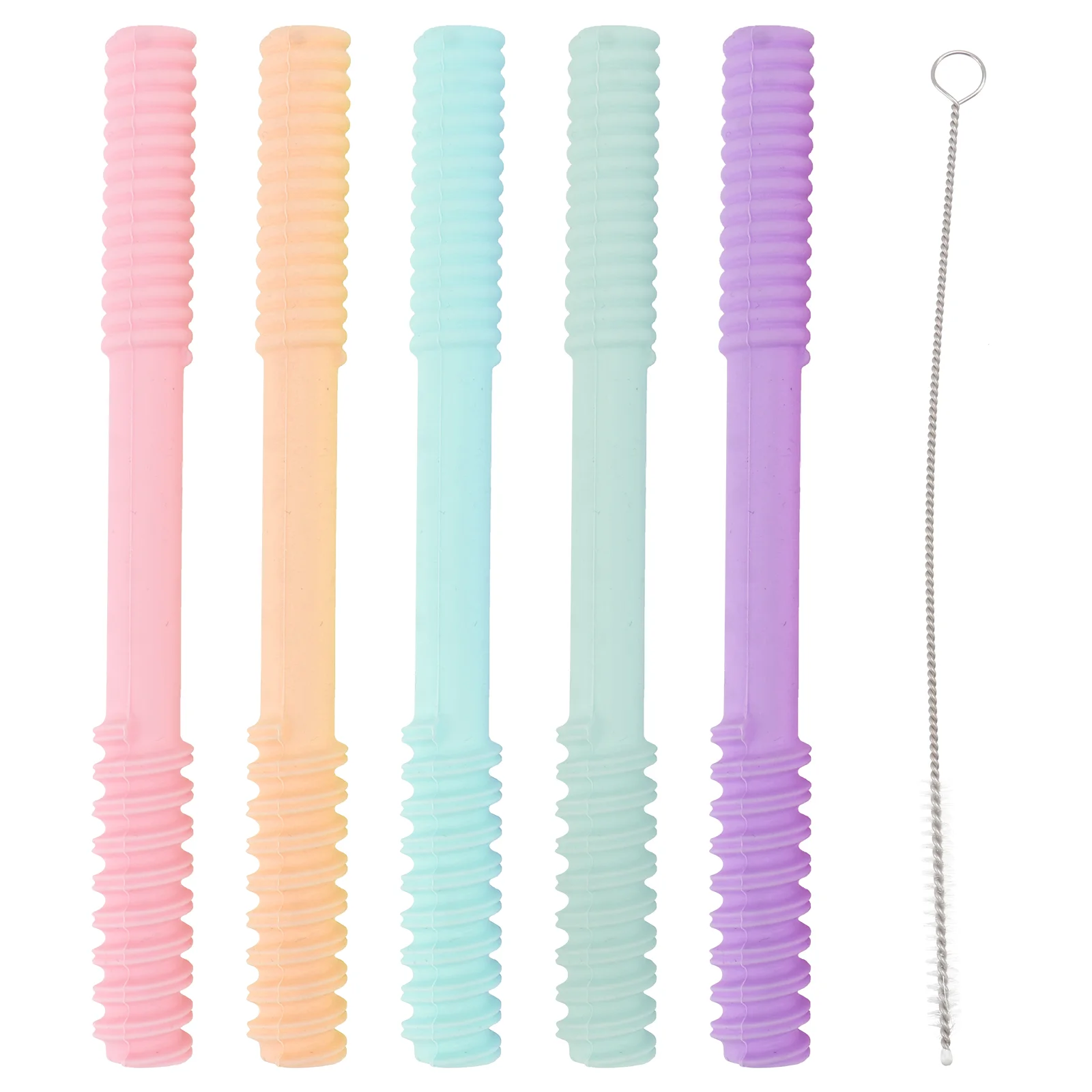

1 Set Baby Molar Rods Safe Silicone Molar Sticks Teether Tubes Chewing Infants