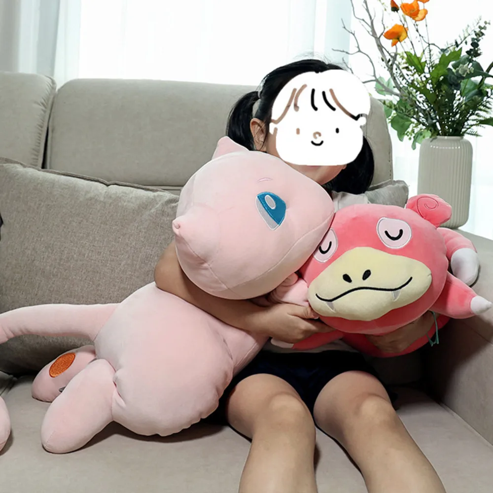 

Плюшевая игрушка Pokemon Mew слонотыкать, мультяшная Подушка большого размера, мягкая аниме плюшевая карманная кукла-монстр, детский подарок