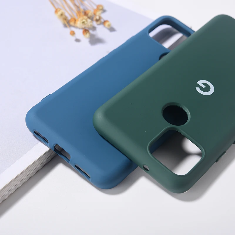 Чехол для Google Pixel 5 5A роскошный мягкий чехол телефона из жидкого силикона ТПУ