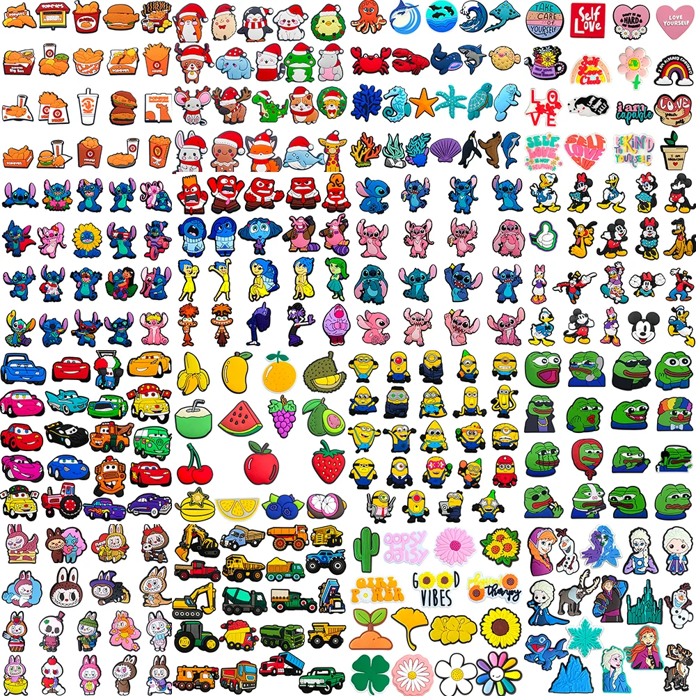 Обувные Подвески MINISO горячий набор оптовая продажа крутые булавки из ПВХ сделай