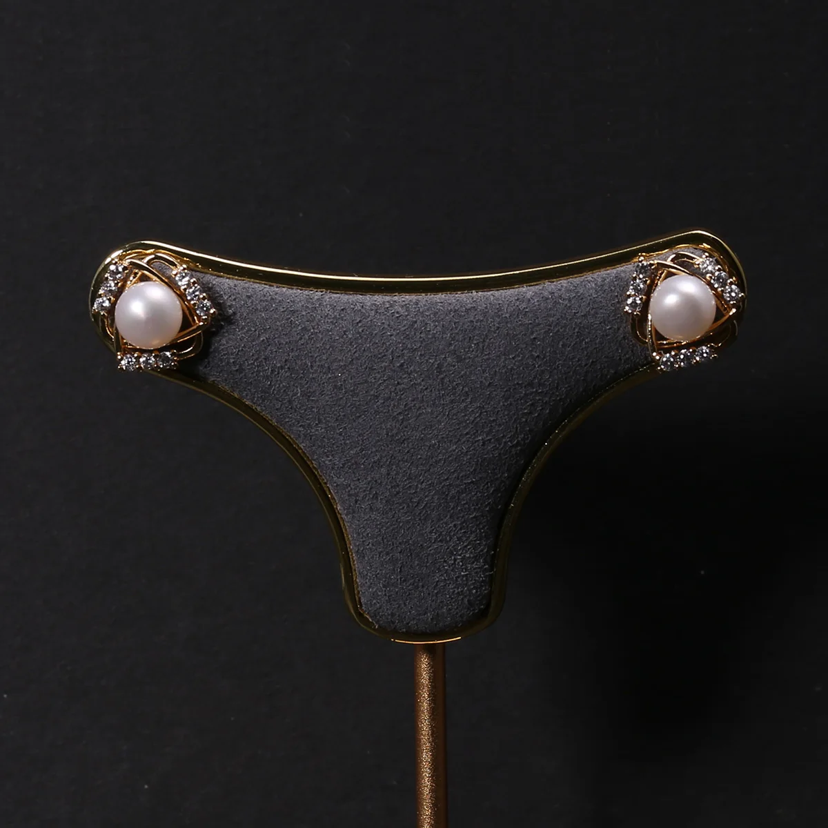 

Natural Freshwater Pearl Earrings Geometry for Jewelry Making DIY Women Jewelry Party Banquet Gift