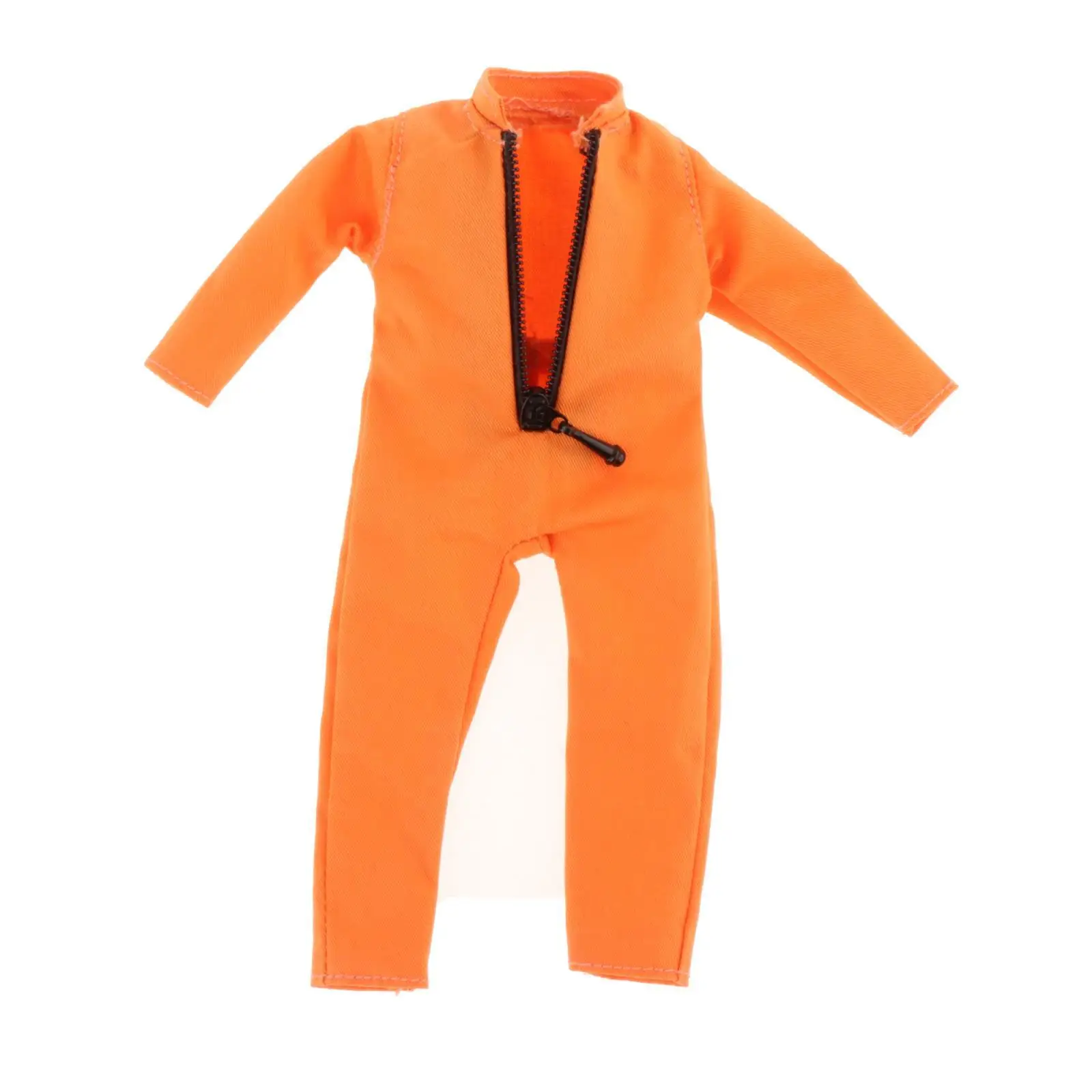 

Jumpsuit Action Figure orange/12 Scale Action Figure for 6'' Figures Body