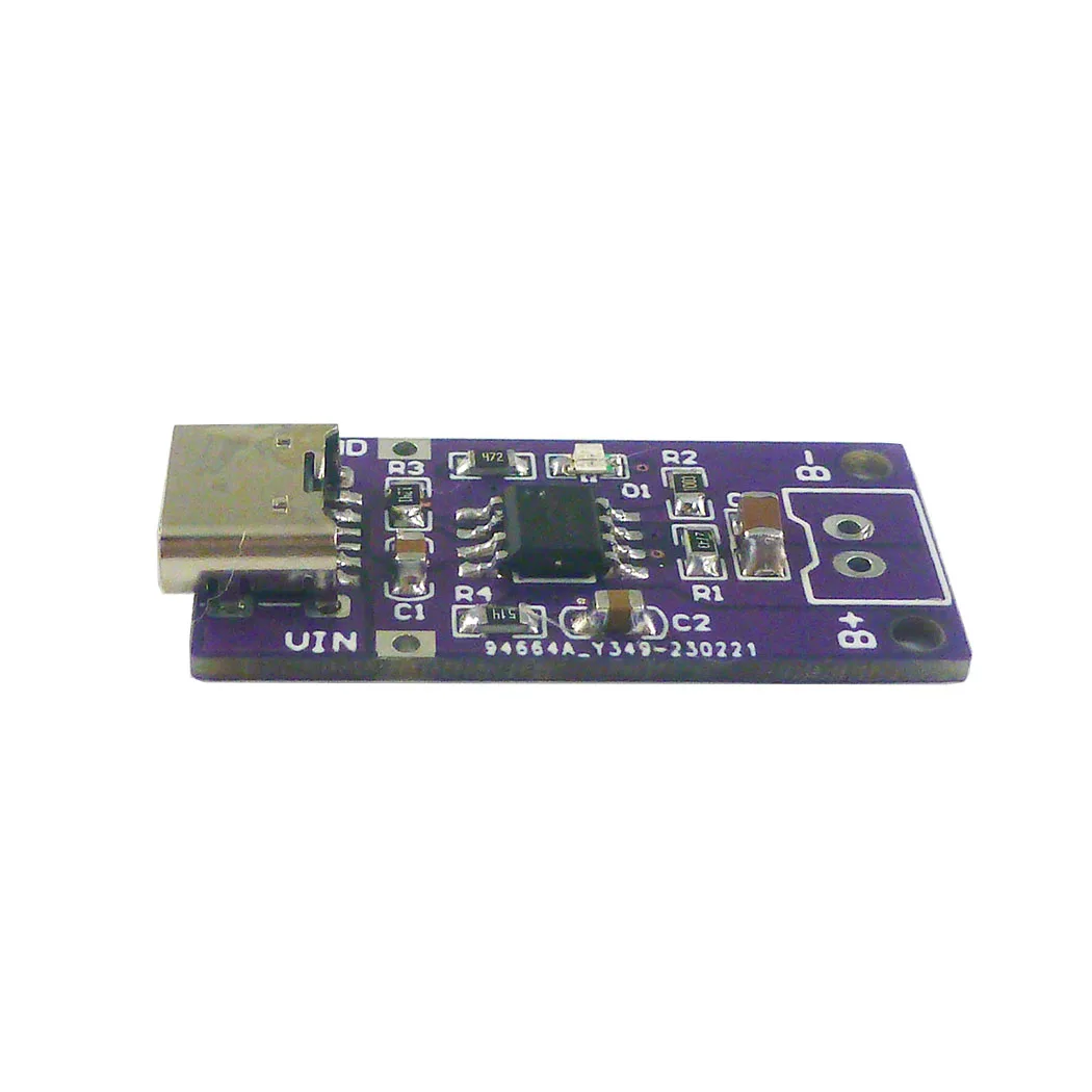 Модуль зарядного устройства TYPE-C 1/2/3-элементного NIMH 1 5 В 3 4 для