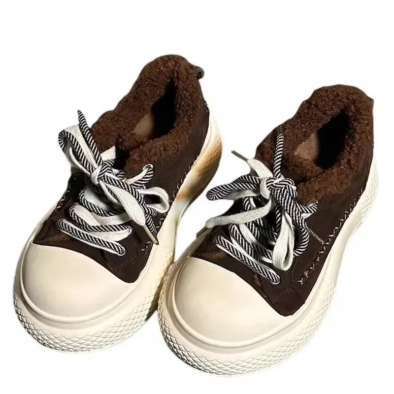 2024 брендовая женская обувь вулканизированная на шнуровке спереди модная