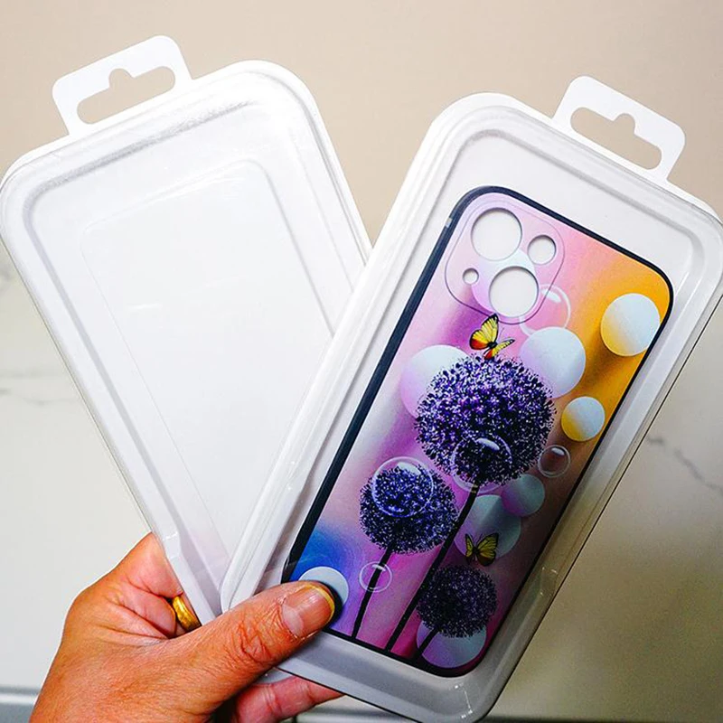 

No Print Blank Clear Transparent Plastic Blister Package Box For Ihphone 14 Pro Max 13 XS 8 7 Plus Case Cover Display Packaging