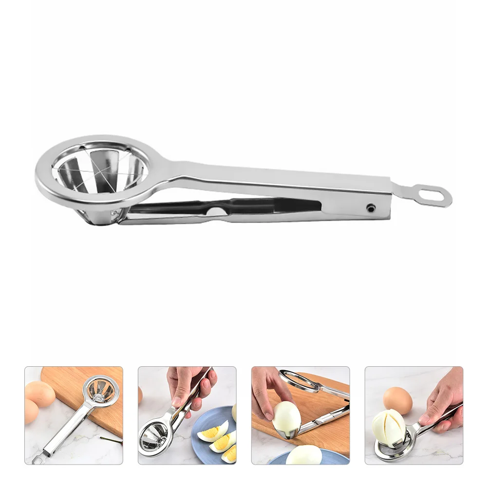 

Egg Slicer Boiled Fruit Strawberry Steel Wire Tool Dicer Stainless Cheese Cutting Wedger Kitchen Hand Held Separator Piercer