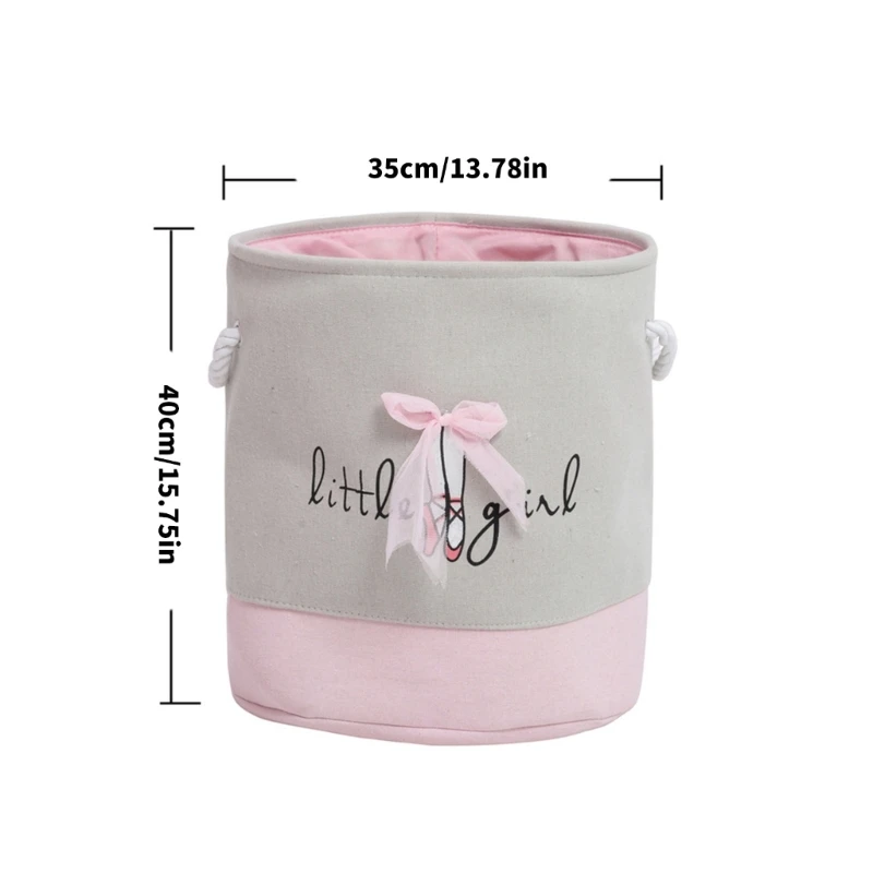 KX4B Компактная парусиновая корзина для белья Складной органайзер хранения