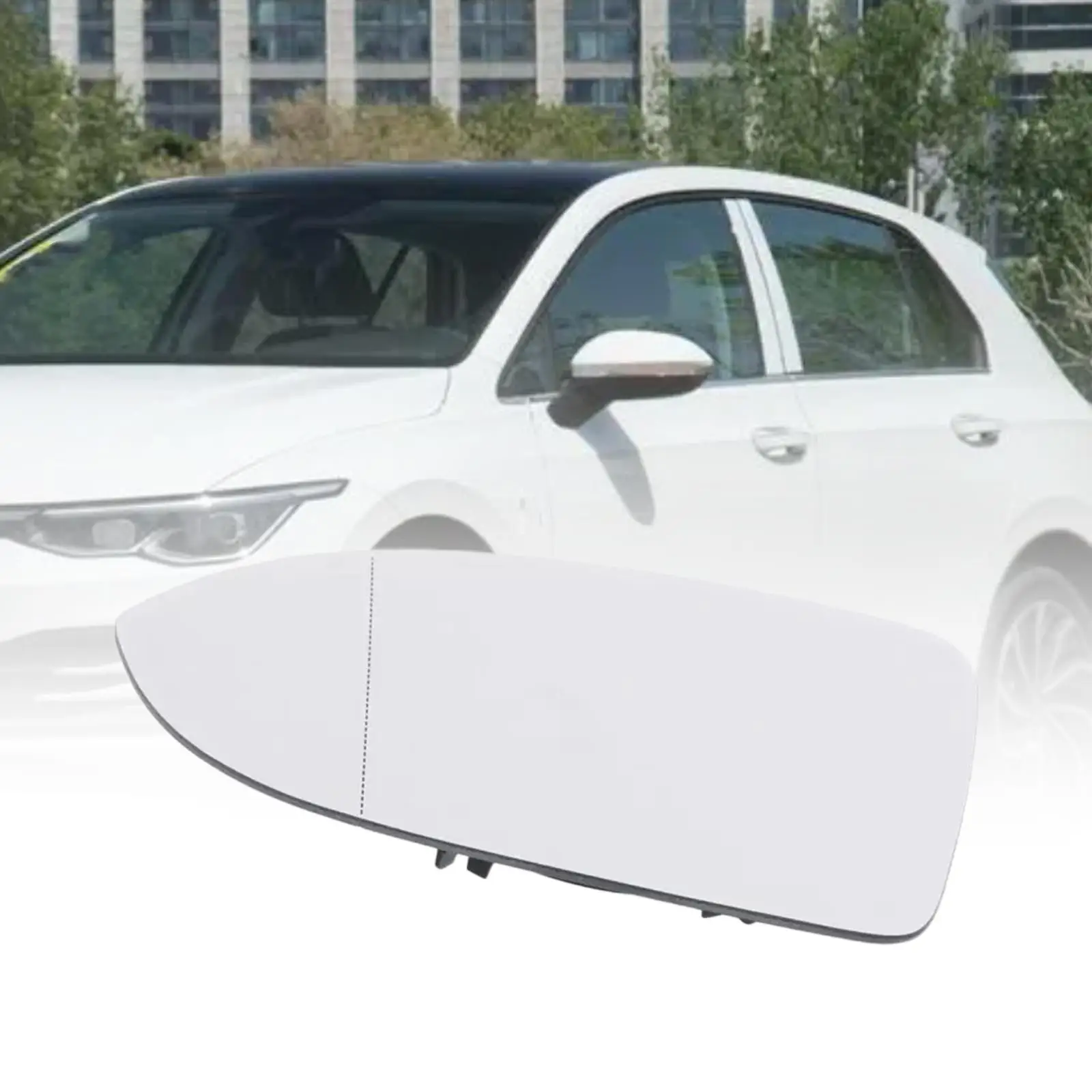 Зеркало-крыло со стеклом и подогревом для водителя Сменное внешнее