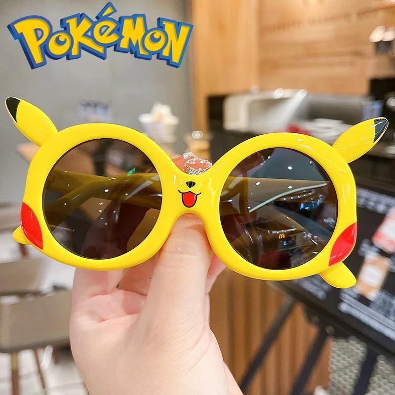 

Hot Sale Pokemon Sunglasses Anime Pikachu Cute Model Boys Girls Outing Travel Beach Wearing Jewelry Toy Children's Birthday Gift