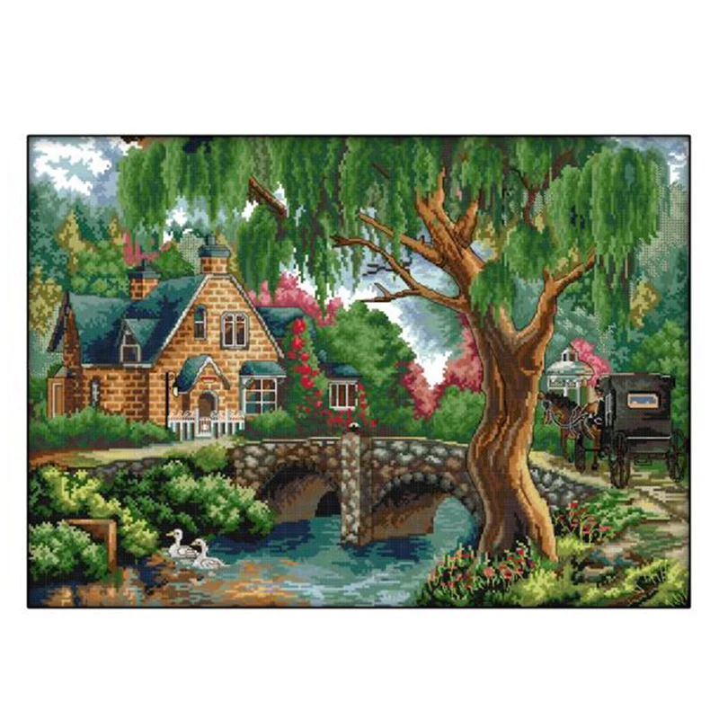 LUDA In The Woods Наборы для вышивки крестом DIY Ручная работа Рукоделие 14CT Набор на