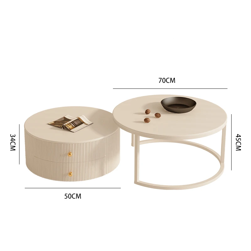 Журнальный столик с белым акцентом ночные столики скандинавский декор боковые