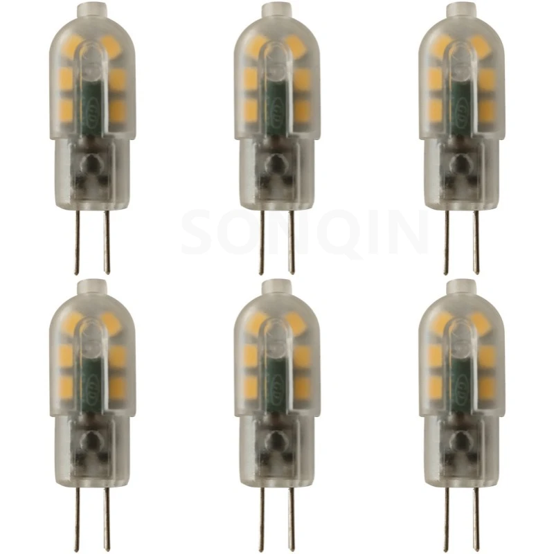 Светодиодные лампы G4 2835SMD AC DC 12 В 220 В 3 Вт, 6 шт | AliExpress