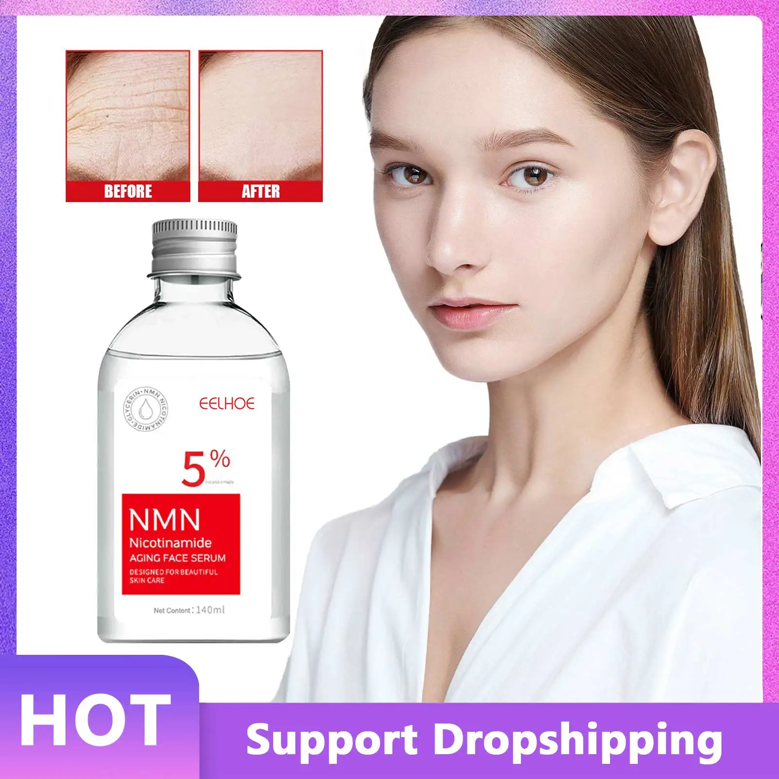 

Anti Aging Face Serum Nicotinamide Moisturizing Whitening for Glowing Skin Serum Dark Spot Remover Tightening Facial Skin Care