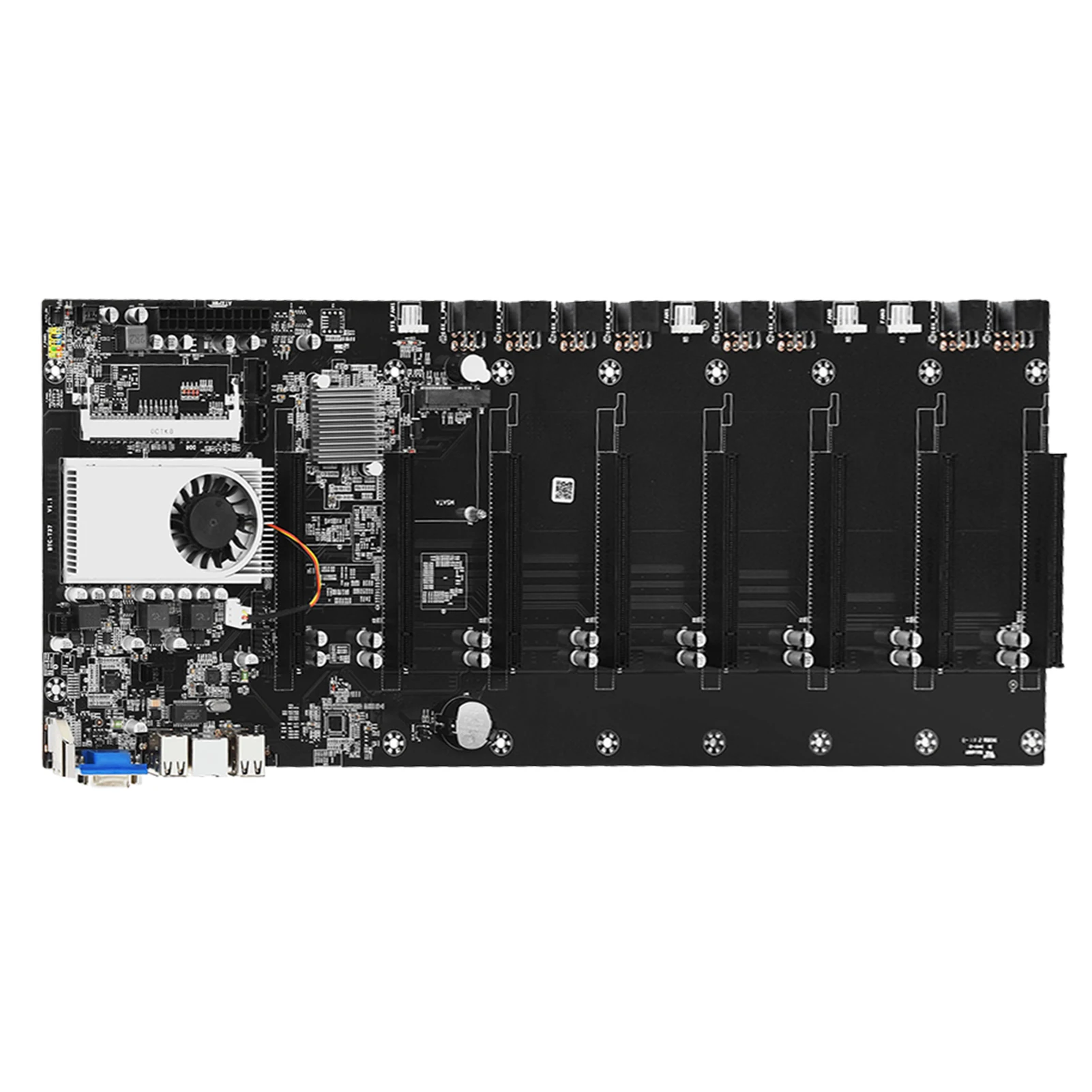 

BTC-37 Miner Материнская Плата ЦП 8 Слот для видеокарты DDR3 память встроенная биткойно-койно-майнинговая поддержка 1066/1333/1600 МГц
