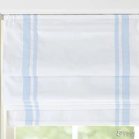 new roller blinds custom made roman shades white with double light blue trims window drapes for living room included mechanism