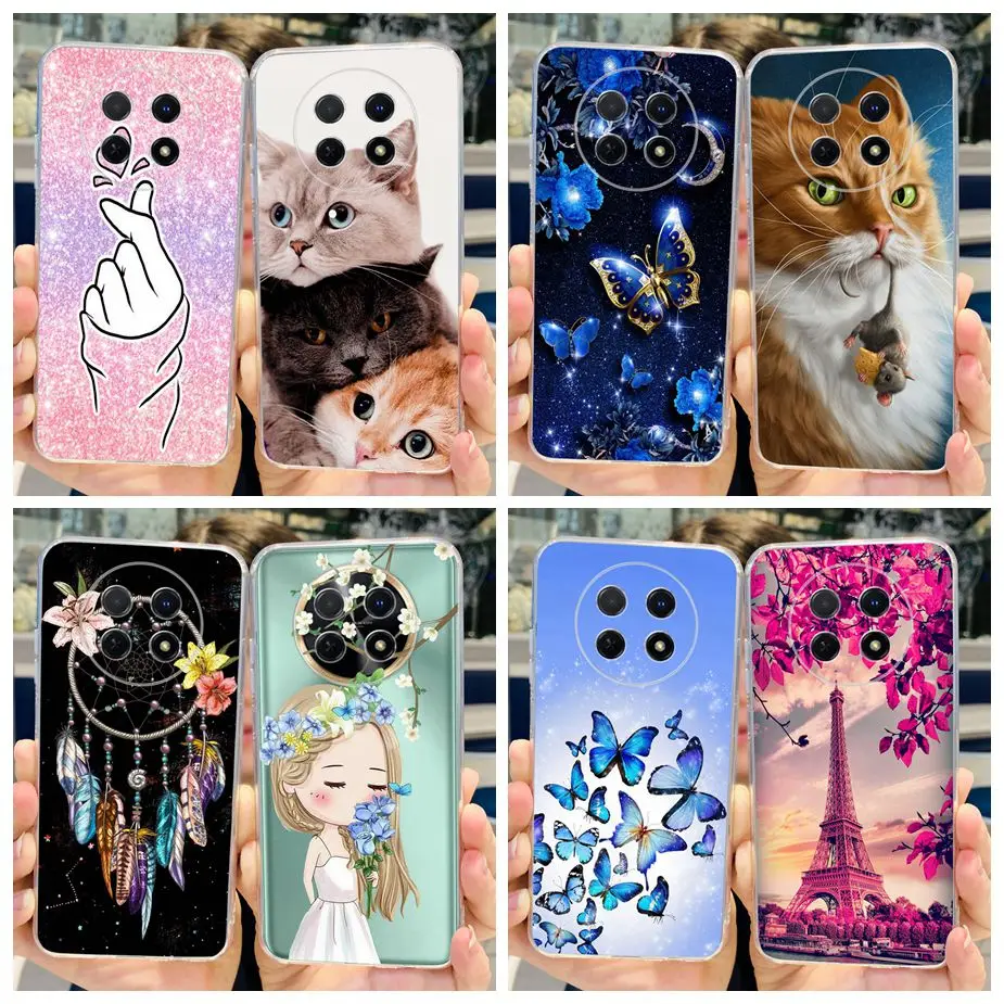 Чехол для Huaewi Nova Y91, новинка 2023 года, модный Мягкий силиконовый чехол с рисунком для телефона Huawei Nova Y91 Y 91 NovaY91