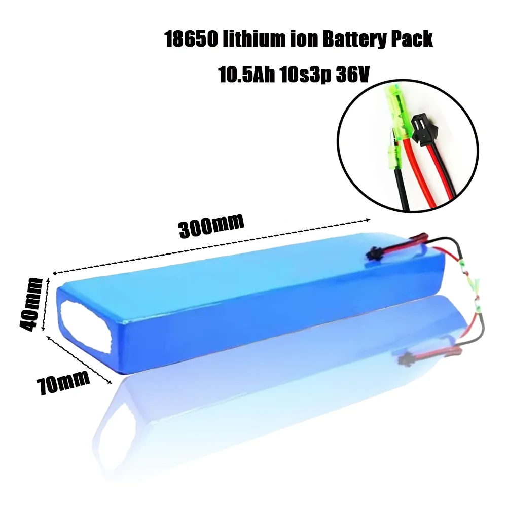 Новый литий-ионный аккумулятор 10 5 Ач 10s3p 36 В для складного электрического мопеда