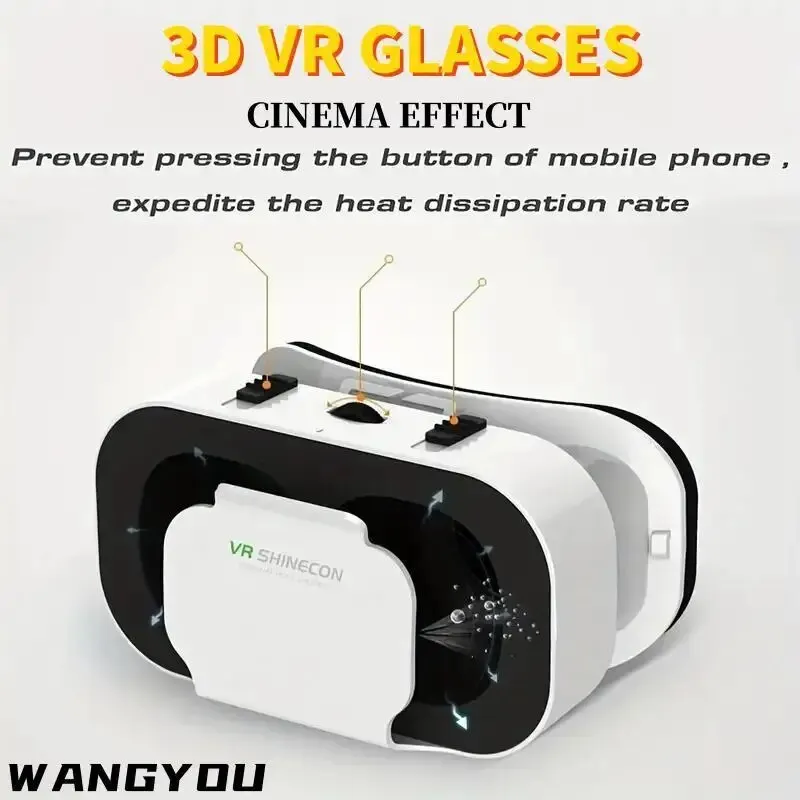 3D VR-очки Shinecon Гарнитура С Регулируемым Держателем Для Смартфона Android 4 76 Дюйма
