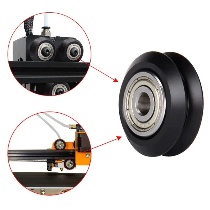 1set 3d Printer Parts Openbuilds V Gantry Plat Set Special Slide Plate Pulley For 2020 /2040 V-slot Aluminum Profiles Wheels |