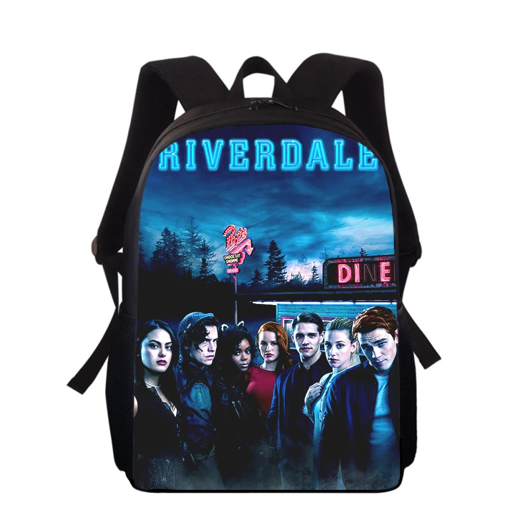 TV Riverdale 15” 3D Print Kids Backpack Primary School Bags for Boys Girls Back Pack Students School Book Bags