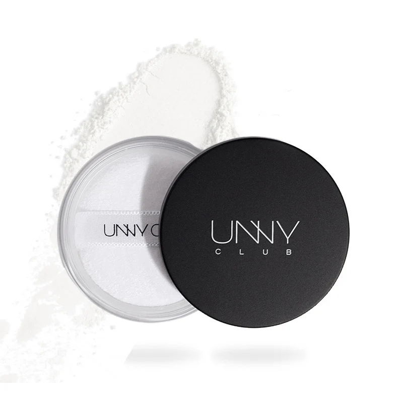 

Unny Loose Powder with Puff Mineral Waterproof Matte Setting Powder Finish Makeup Oil-control Professional Cosmetics for Women