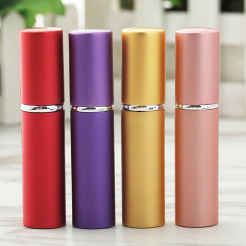 

Mini Refillable Perfume Atomizer Bottle Travel Perfume Spray Bottle Scent Pump Case Multicolor Perfume Spray Camping Tools 10ML