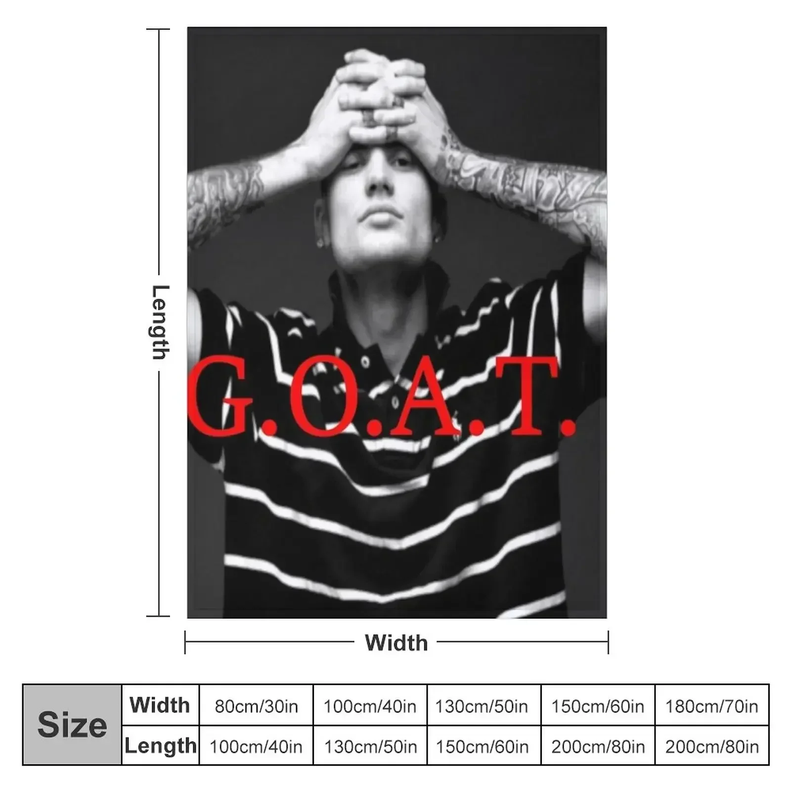 Одеяло Kerser Rapper Goat Eshay Moving Heavy для сна Одеяла