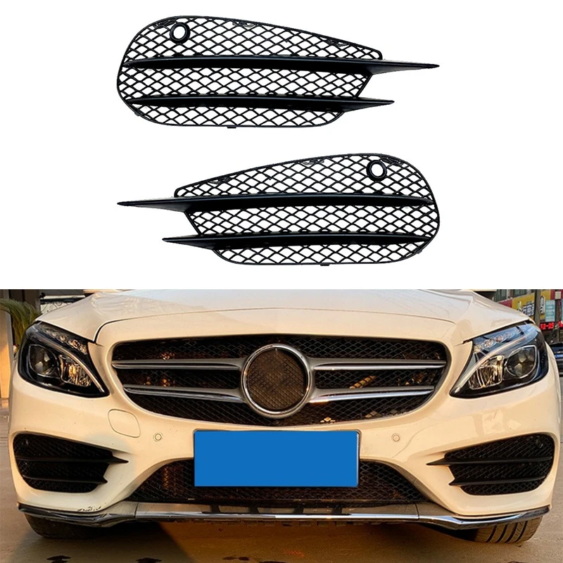 

Подходит для Mercedes-Benz C-class W205 C200 C260 2015-2018, передняя балка, противотуманная система, лампа AMG, ветровой нож, модификация, простая установка