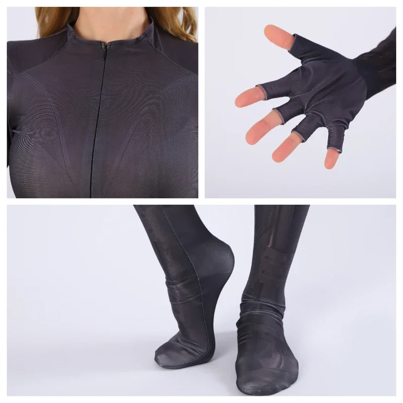 FC62020 Сексуальный костюм для косплея с 3D принтом женщин Черная Вдова Бесконечная